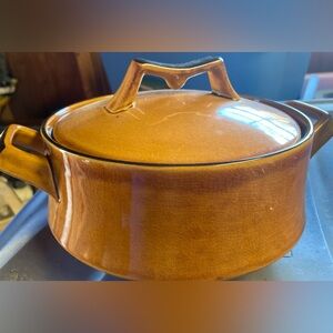 Vintage Brown Ceramic Pot